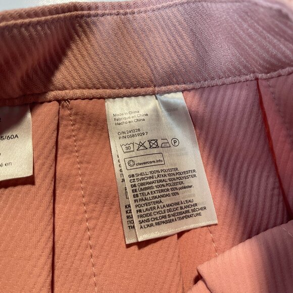 Divided Pink & White Pleated High Waisted Skirt with Stripes Size 2 - Picture 5 of 10